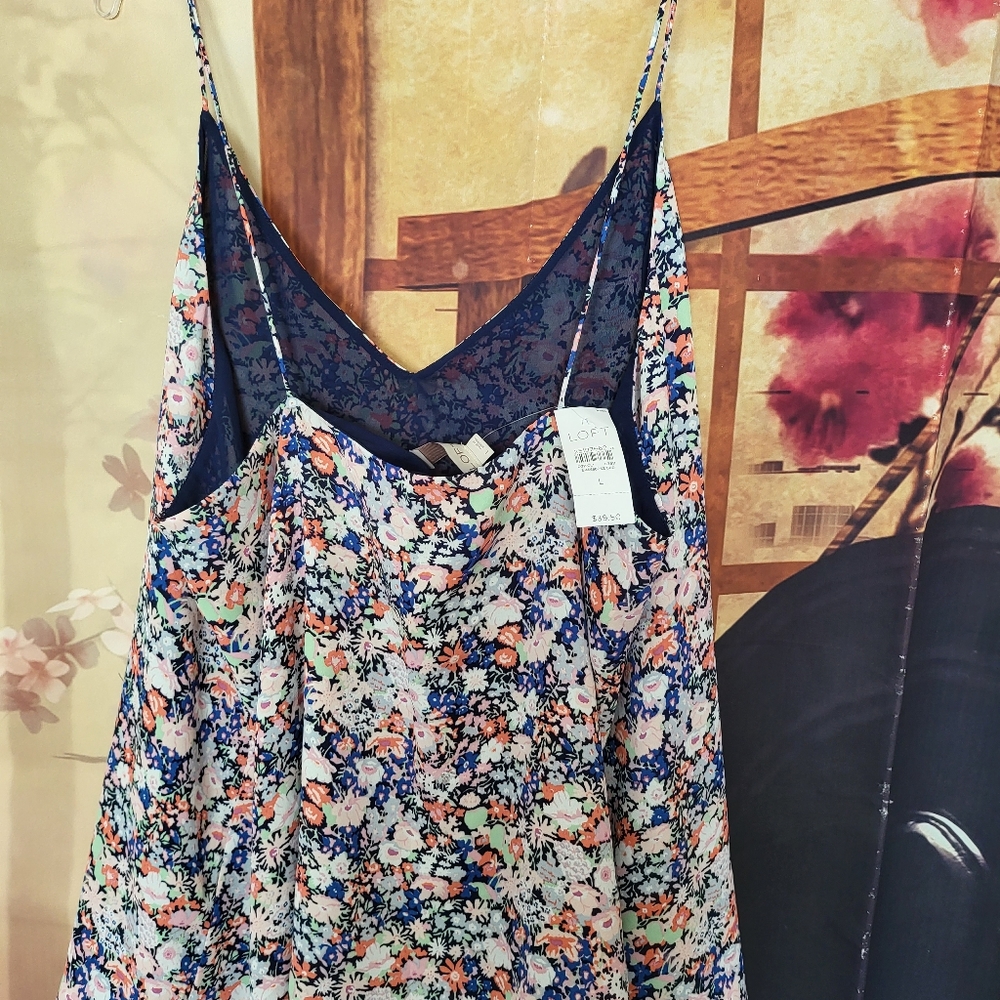 NWT The Loft Camisole- multicolored - Picture 3 of 3